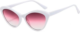 Generic Big Frame Cat Eye Sunglasses for Men and For Women, Holiday Sunshade Beach Glasses (Color : E, Size : Medium)