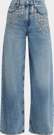 Rag & Bone Featherweight Sofie Wide-Leg Jeans