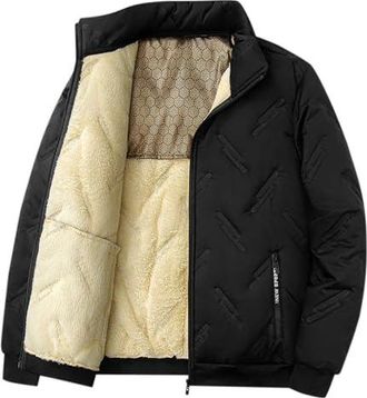 Doudoune Homme épaisse Chaude - Capuche - Imperméable Coupe-vent - Pour Randonnée, Hiver - Coupe Décontractée