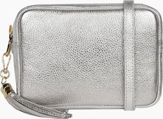 Elie Beaumont Womens Crossbody 2 Womens Customisable Handbag - Silver - Size: ONE size