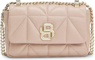 BOSS Small quilted shoulder bag with Double B monogram