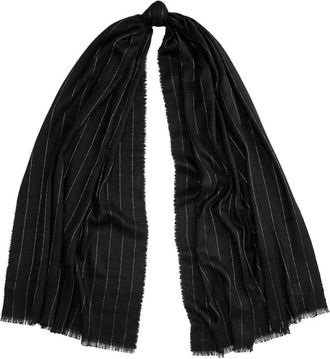 Ralph Lauren Lghtwght SHN Scarf Square - Dames - Wintersjaals - Zwart - ONE Size - Accessoires