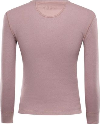 Chlo&eacute; Womens Top Ajust&eacute; En Maille Purple