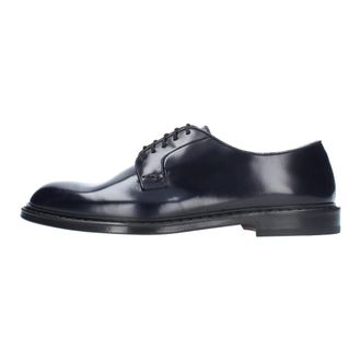 Doucal's Geveterde Derby Schoen - Heren - Nette schoenen - Blauw - 39 EU - Schoenen