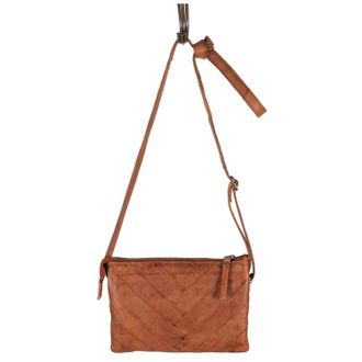 Latico Sunny Handcrafted Leather Crossbody Bags In Cognac
