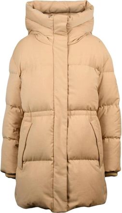 Add Parka Piumino - Dames - Dons jassen - Beige - L - Katoen - Jassen