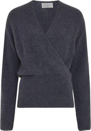 Moss Copenhagen Bondie Hope V Pullover - Dames - Truien - Blauw - Maat: L/Xl Wol
