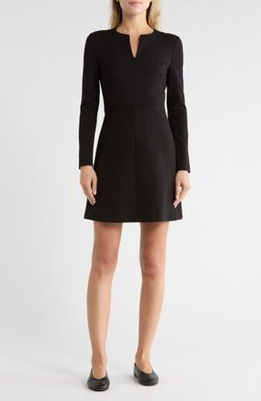 Theory Miyani Long Sleeve Dress in Black at Nordstrom Rack, Size 10