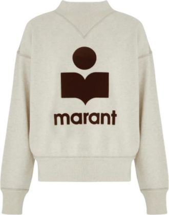 Isabel Marant Isabel Marant, Sweatshirts, female, Beige, Size: 2XS Moby Sweatshirt