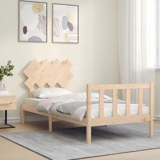 vidaXL Bed Frame without Mattress 90x200 cm Solid Wood Pine vidaXL