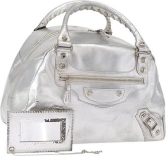 Balenciaga Pre-owned Handbags, female, Gray, Size: ONE SIZE Pre-owned Vintage Handbag