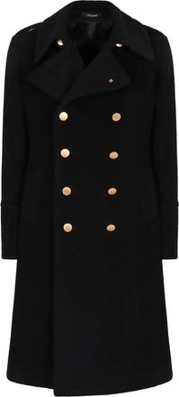 Tagliatore Heren, Mantels, Zwart, Maat: L Wol