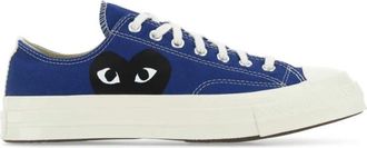Comme Des Gar&ccedil;ons Schoenen, Heren, Blauw, 40 EU, Katoen, Black Heart Chuck Taylor All Star 70 Low