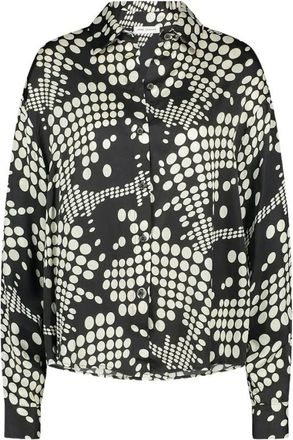 Jane Lushka Dames, Blouses & Shirts, Veelkleurig, Maat: XS Viscose