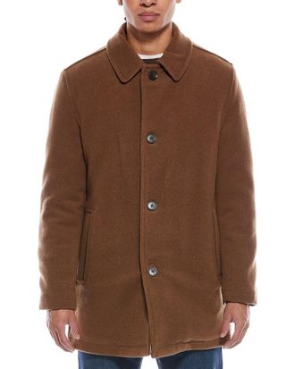 Cole Haan Signature Wool-Blend Car Coat