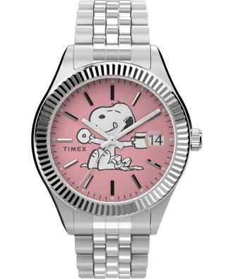 Timex Peanuts Legacy Dames Zilveren Horloge TW2V47400