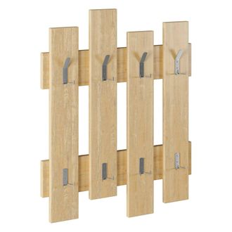 Dmora Dmora - Perchero Zenith, Perchas, Percha Multiusos, Perchero De Pared, 64x4h79 Cm, Roble, Con Embalaje Reforzado