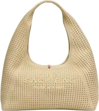 Marc Jacobs The Crochet Sack Bag - Dames - Handtassen - Beige - ONE Size - Tassen