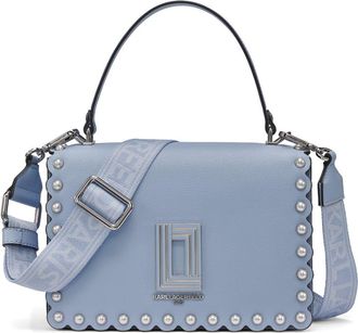 Karl Lagerfeld Simone Crossbody with Pearls in Blue Aura at Nordstrom