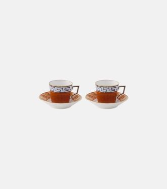 Ginori 1735 x Luke Edward Hall Il Viaggio di Nettuno set of 2 espresso cups