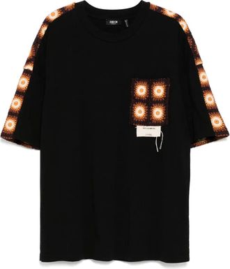 Five CM T-shirt con design a inserti - Nero