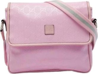 Gucci Pre-owned Crossbody Bag - Dames - Vintage Schoudertas - Roze - ONE Size - Leer - Vintage