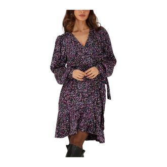Freebird by Steven Kleurrijke Mini Jurk Rowenda Stijl - Dames - Casual kleedjes - Veelkleurig - S - Kleedjes