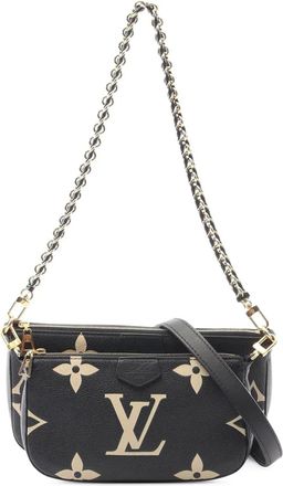 Louis Vuitton 2021-2025 Monogram Giant Empreinte Bicolor Multi Pochette Accessoires crossbody bag - women - Leather - One Size - Black