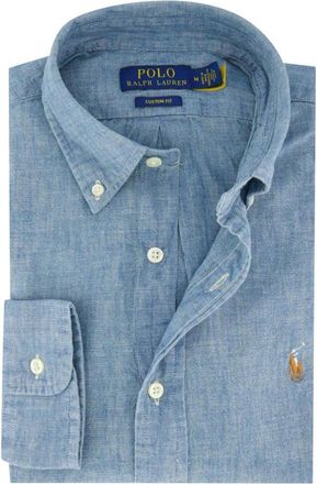 Polo Ralph Lauren Overhemden, Heren, Blauw, L, Polo Ralph Lauren casual overhemd blauw