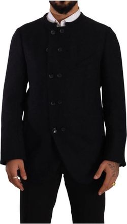 Dolce & Gabbana Jacket coat - Heren - Zomerjassen - Grijs - M - Katoen - Jassen