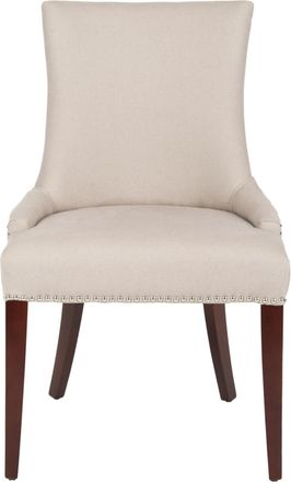 Safavieh Set de 2 sillas de comedor en madera de abedul beige