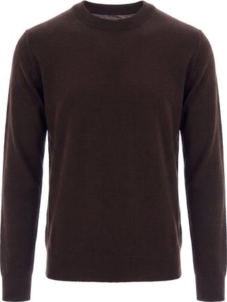 Paolo Pecora Crewneck Wool-Silk-Cashmere Sweater