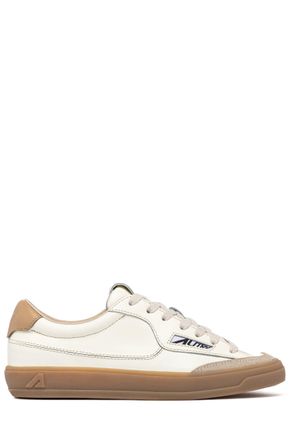 Autry Hazelnut Windscape Suede Leather Sneakers