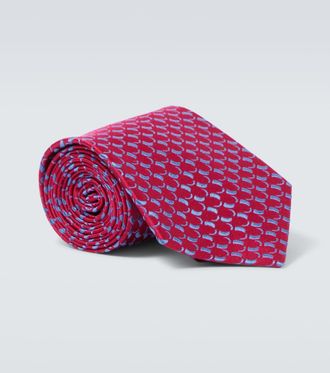 Charvet Cravatta in jacquard di seta