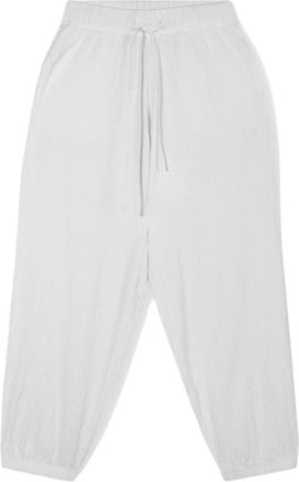 10 Days Broeken, Dames, Wit, L, Katoen, Broek met enkellengte