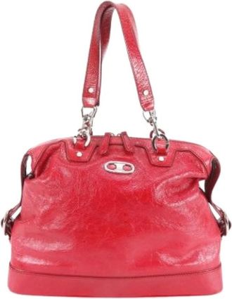 Celine Pre-owned Handbags, female, Red, Size: ONE SIZE Pre-owned Vintage Handbag