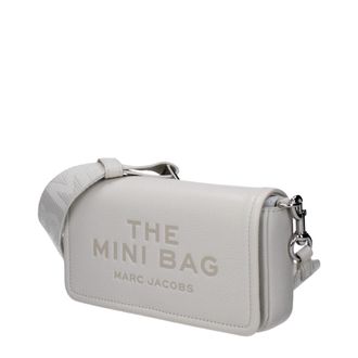 Marc Jacobs Womens White Leather Crossbody Bag