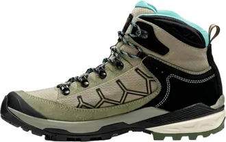 Asolo Womens Falcon Evo Gv Boots In Dry Weed/aqua Green