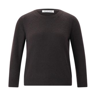 Iris Von Arnim Niara Twinset - Dames - Truien - Bruin - Maat: XL Zijde