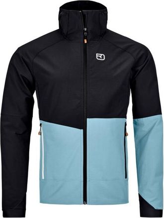 Ortovox Punta Berrino Hooded Jacket Softshelljacke für Herren | schwarz