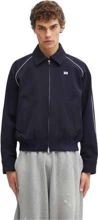 Wales Bonner Voice Jacket - Heren - Zomerjassen - Blauw - XL - Katoen - Jassen