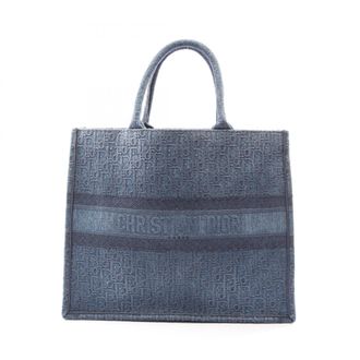 Dior Navy Denim Handbag Tote Bag (Pre-Owned)