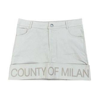Marcelo Burlon Mujer, Faldas, Beige, Talla: M
