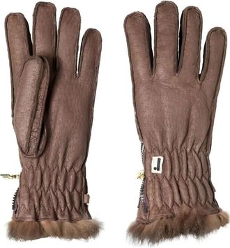 Restelli Guanti 805 Peccary Opossuy - unisex - Handschoenen - Bruin - 9 1/2 IN - Accessoires