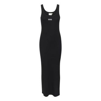 Gestuz Black logo dress with style DrewGZ - female - Gestuz - Midi Dresses - Black - XL - Dresses