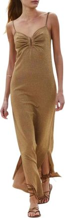 Beliza AVA Avondjurk - Dames - Avondkleed - Bruin - L - Polyester - Kleedjes