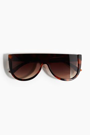 H&M Eckige Sonnenbrille - Brown