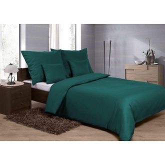 OEM Ropa De Cama Raso De Algod&oacute;n 160x200 +2x70x80+2x40x40 Verde34 Matex
