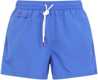 Kiton Blue Logo Swim Shorts