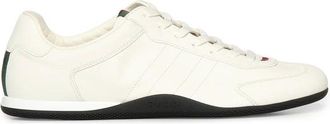 Gucci Schoenen, Heren, Beige, 42 1/2 EU, Leer, Shift Sneaker